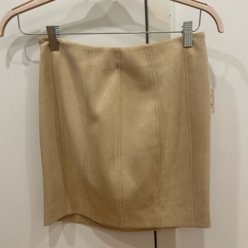 Free people Suede skirt